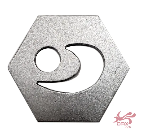 #23 SILVER SHINNY WITH WHITE